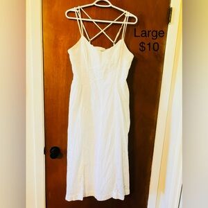 Elegant White Summer Dress